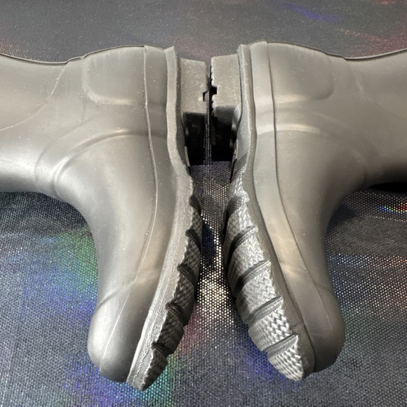 Hunter Boots Women's Size 5M Black Original Tall Rain w/box - Picture 3 of 16